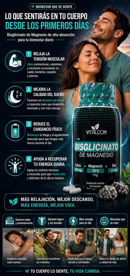 Bisglicinato de Magnesio