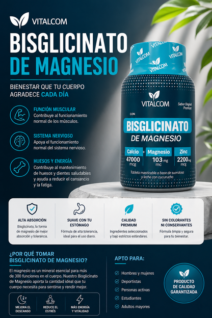 Bisglicinato de Magnesio